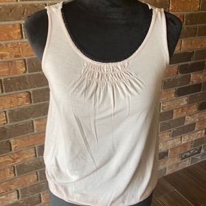 Size medium Loft beige and black tank